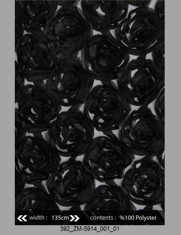 Floral Tulle ZM-5914