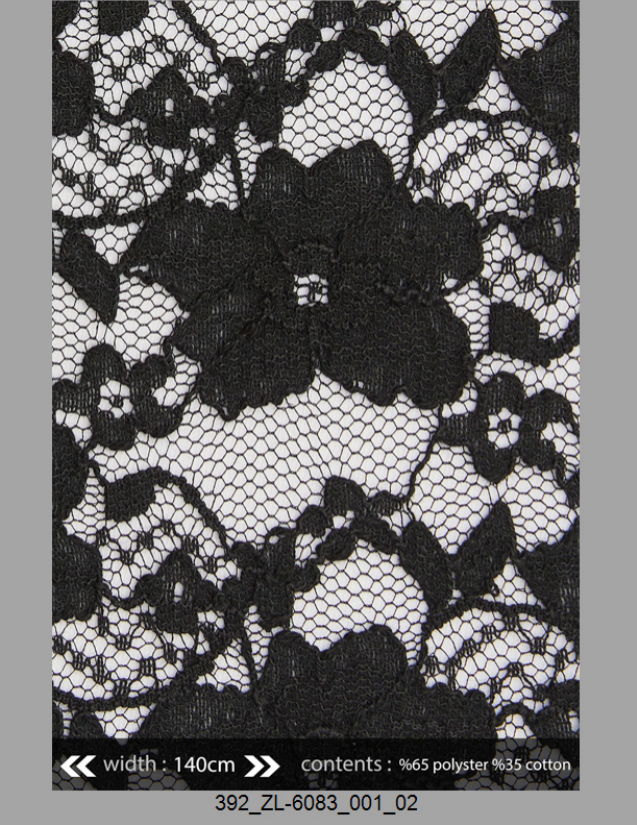 Cotton Poly Lace ZL-6083