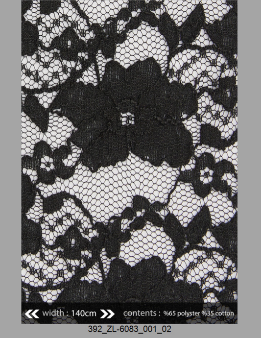 Cotton Poly Lace ZL-6083