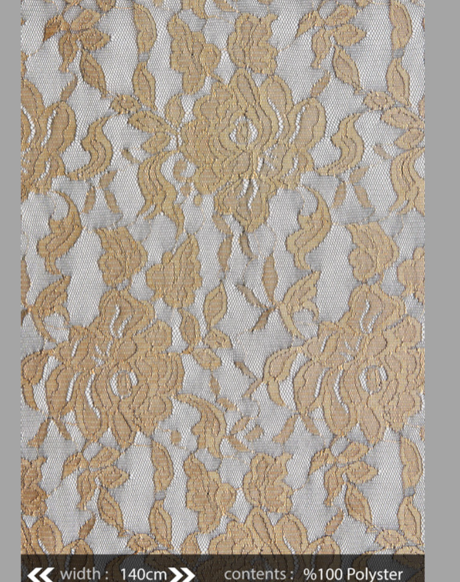 Glossy Poly Lace ZM-6391
