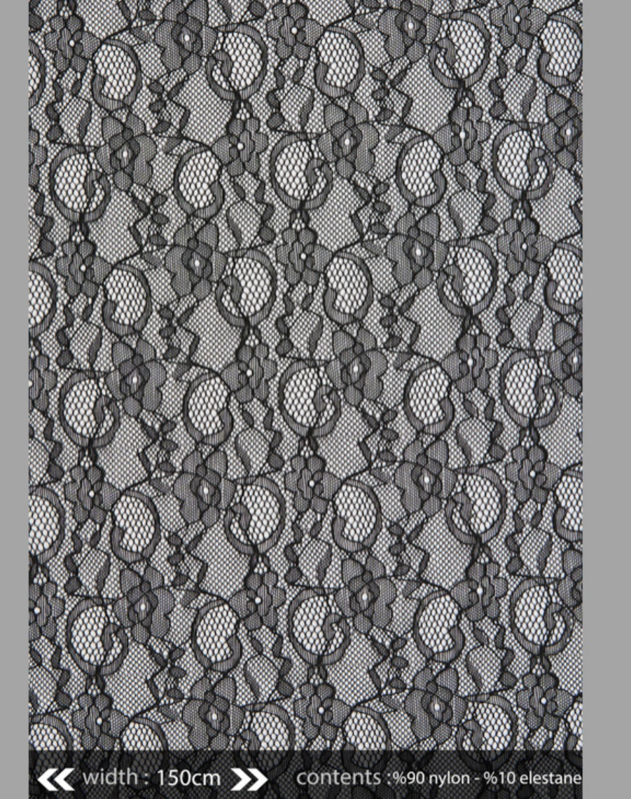 Poly Lyc Lace ZM-6354