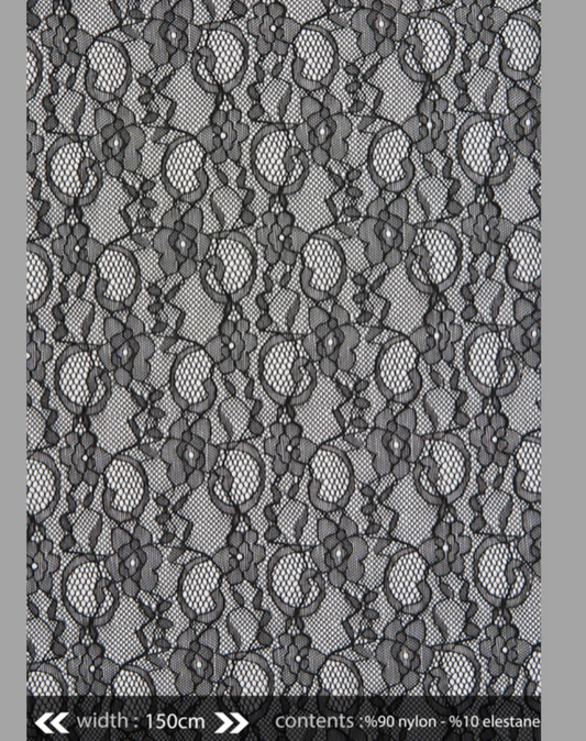 Poly Lyc Lace ZM-6354