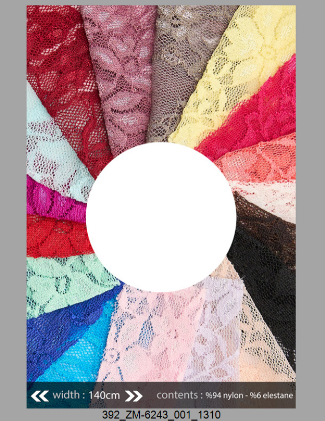 Nylon Lyc Lace ZM-6243